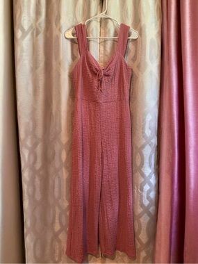See You Monday Tie-Front Jumpsuit